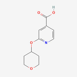 2-((Tetrahydro-2H-pyran-4-yl)oxy)isonicotinic acid