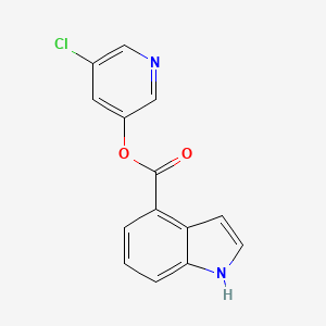 5-Chloropyridin-3-yl 1H-indole-4-carboxylate