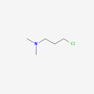 3-Dimethylaminopropyl chloride, 97%, stab. with 0.5% oxalic acid