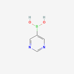 5-Pyrimidinylboronic acid, 97%, may contain varying amounts of anhydride