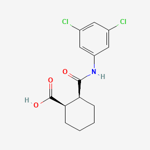 rel-(1R,2S)-2-((3,5-Dichlorophenyl)carbamoyl)cyclohexane-1-carboxylic Acid
