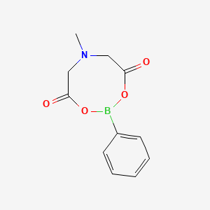 4-Methyl-8-phenyldihydro-4l4,8l4-[1,3,2]oxazaborolo[2,3-b][1,3,2]oxazaborole-2,6(3H,5H)-dione