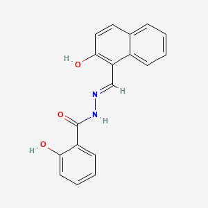 (E)-2-Hydroxy-N'-((2-hydroxynaphthalen-1-yl)methylene)benzohydrazide