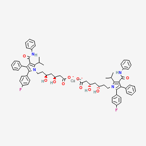 ((3S,5S)-7-(2-(4-fluorophenyl)-5-isopropyl-3-phenyl-4- (phenylcarbamoyl)-1H-pyrrol-1-yl)-3,5-dihydroxyheptanoate) calcium(II)
