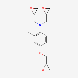 2-Methyl-4-(oxiran-2-ylmethoxy)-N,N-bis(oxiran-2-ylmethyl)aniline