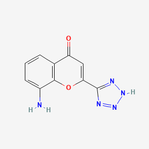 8-Amino-2-(1H-tetrazol-5-yl)-4H-chromen-4-one