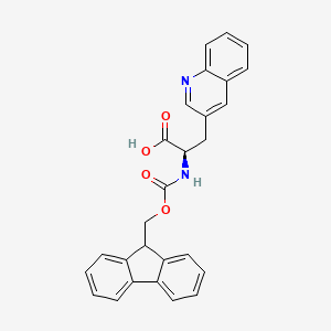 (R)-2-((((9H-Fluoren-9-yl)methoxy)carbonyl)amino)-3-(quinolin-3-yl)propanoic acid