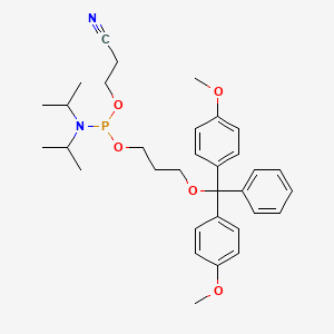 3-[Bis(4-methoxyphenyl)(phenyl)methoxy]propyl (2-Cyanoethyl) Diisopropylphosphoramidite