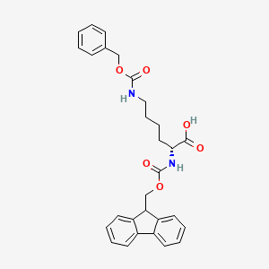(R)-2-((((9H-Fluoren-9-yl)methoxy)carbonyl)amino)-6-(((benzyloxy)carbonyl)amino)hexanoic acid