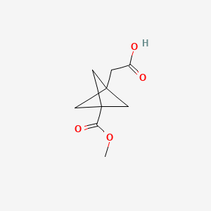 2-(3-(Methoxycarbonyl)bicyclo-[1.1.1]pentan-1-yl)acetic acid
