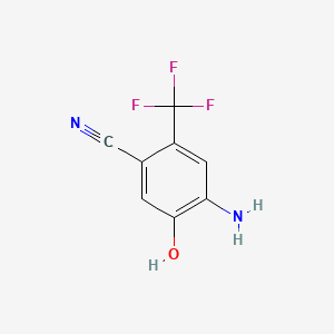 4-Amino-5-hydroxy-2-(trifluoromethyl)benzonitrile