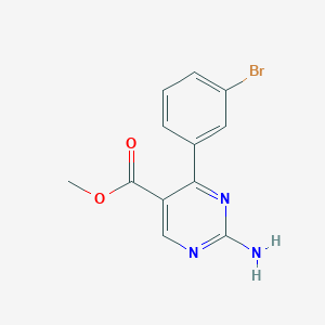 Methyl2-amino-4-(3-bromophenyl)pyrimidine-5-carboxylate