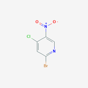 2-Bromo-4-chloro-5-nitropyridine