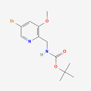 1-(5-Bromo-3-methoxypyridin-2-yl)-N-Boc-methanamine