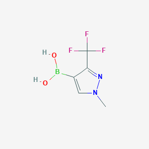 [1-Methyl-3-(trifluoromethyl)-1H-pyrazol-4-yl]boronic Acid(contains varying amounts of Anhydride)