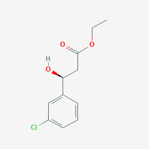 Ethyl (S)-3-(3-chlorophenyl)-3-hydroxypropanoate