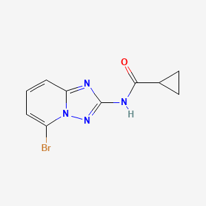 N-(5-Bromo-[1,2,4]triazolo[1,5-a]pyridin-2-yl)cyclopropanecarboxamide