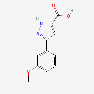 5-(3-Methoxy-phenyl)-2H-pyrazole-3-carboxylic acid