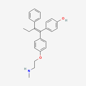 (E)-4-(1-(4-(2-(Methylamino)ethoxy)phenyl)-2-phenylbut-1-en-1-yl)phenol