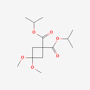 Diisopropyl 3,3-Dimethoxycyclobutane-1,1-dicarboxylate
