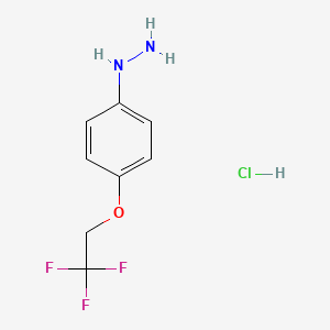 [4-(2,2,2-Trifluoroethoxy)phenyl]hydrazine Hydrochloride