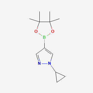 1-Cyclopropyl-4-(4,4,5,5-tetramethyl-1,3,2-dioxaborolan-2-yl)-1H-pyrazole