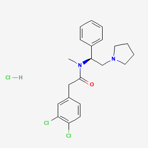 (S)-2-(3,4-Dichlorophenyl)-N-methyl-N-(1-phenyl-2-(pyrrolidin-1-yl)ethyl)acetamide Hydrochloride