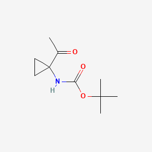 tert-butyl N-(1-acetylcyclopropyl)carbamate