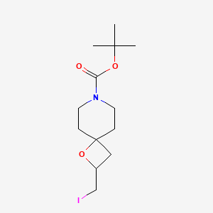 Tert-butyl 2-(iodomethyl)-1-oxa-7-azaspiro[3.5]nonane-7-carboxylate