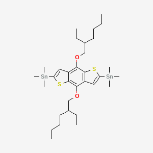(4,8-Bis((2-ethylhexyl)oxy)benzo[1,2-b:4,5-b']dithiophene-2,6-diyl)bis(trimethylstannane)