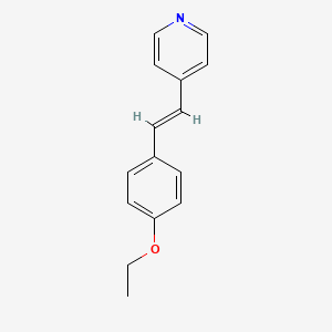 4-[(1E)-2-(4-Ethoxyphenyl)ethenyl]pyridine