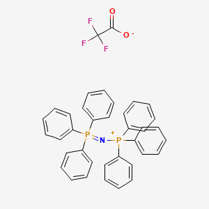 Triphenyl[(triphenylphosphaneylidene)amino]phosphonium 2,2,2-Trifluoroacetate