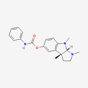 (3aR,8aS)-1,3a,8-Trimethyl-1,2,3,3a,8,8a-hexahydropyrrolo[2,3-b]indol-5-yl phenylcarbamate
