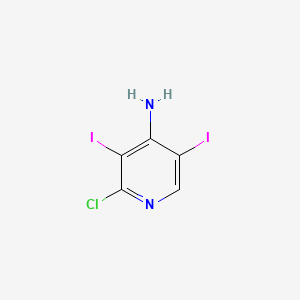 2-Chloro-3,5-diiodopyridin-4-amine