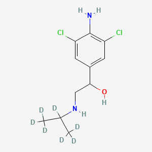 1-(4-amino-3,5-dichlorophenyl)-2-(1,1,1,2,3,3,3-heptadeuteriopropan-2-ylamino)ethanol