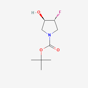 tert-Butyl (3R,4R)-3-fluoro-4-hydroxypyrrolidine-1-carboxylate