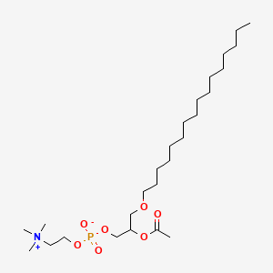 3-O-Hexadecyl-2-O-acetyl-sn-glycero-1-phosphocholine