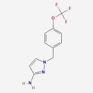 1-(4-(TRIFLUOROMETHOXY)BENZYL)-1H-PYRAZOL-3-AMINE