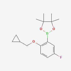 2-CyclopropylMethoxy-5-fluorophenylboronic acid pinacol ester