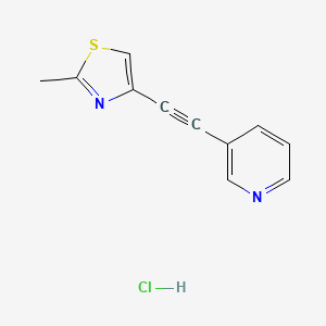 2-Methyl-4-(pyridin-3-ylethynyl)thiazole Hydrochloride