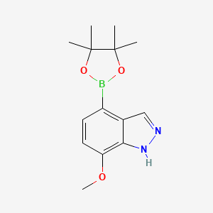 7‑Methoxy‑4‑(4,4,5,5‑tetramethyl‑1,3,2‑dioxaborolan‑2‑yl)‑1H‑indazole