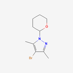 4-Bromo-3,5-dimethyl-1-(tetrahydro-2H-pyran-2-yl)-1H-pyrazole