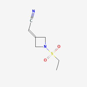 2-[1-(Ethylsulfonyl)azetidin-3-ylidene]acetonitrile