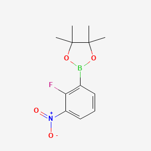 2-(2-Fluoro-3-nitrophenyl)-4,4,5,5-tetramethyl-1,3,2-dioxaborolane