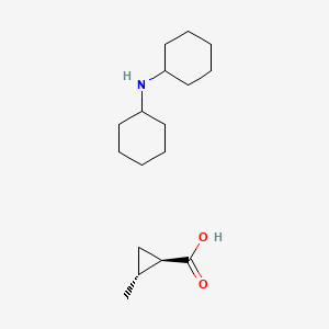 Dicyclohexylamine (1R,2R)-2-methylcyclopropane-1-carboxylate