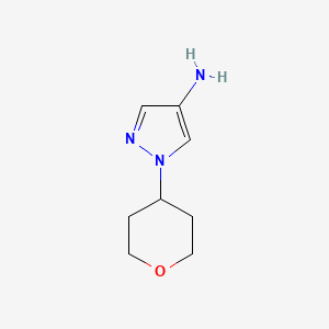 1-Tetrahydropyran-4-yl-1H-pyrazol-4-ylamine, 97%