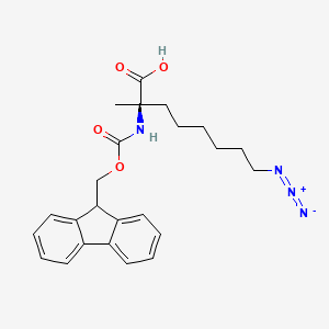 (R)-2-((((9H-Fluoren-9-yl)methoxy)carbonyl)amino)-8-azido-2-methyloctanoic acid