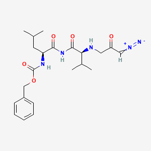 Z-Leu-Val-Gly diazomethyl ketone