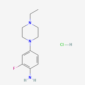 4-(4-Ethylpiperazin-1-yl)-2-fluoroaniline hydrochloride