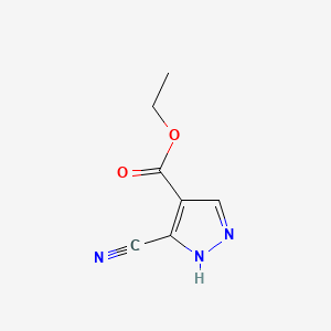 ethyl 5-cyano-1H-pyrazole-4-carboxylate